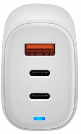 Napájecí adaptér Acer GaN 65W Travel, 2xUSB-C/1xUSB-A