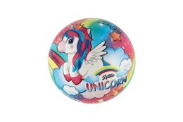 Míč Malý jednorožec/Little unicorn nafouknutý 14cm v síťce