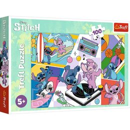 Puzzle Vzpomínky Lilo&Stitch 100 dílků 41x27,5cm v krabici 29x19x4cm