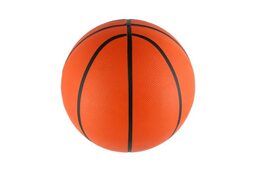 Míč basketbalový nafouknutý 31cm v síťce