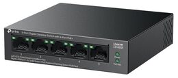 Switch TP-Link LS105GP 1x GLAN, 4x GLAN s PoE+, 65W