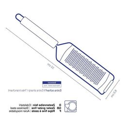 KELA Struhadlo jemné Rondo nerez 2 mm KL-12571