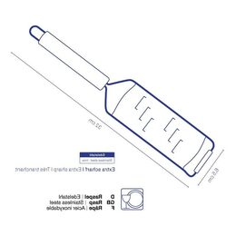 KELA Struhadlo na lanýže Rondo nerez 12 mm KL-12573