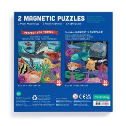 Mudpuppy Magnetické puzzle Hlubiny moří 2x20 dílků