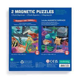 Mudpuppy Magnetické puzzle Hlubiny moří 2x20 dílků