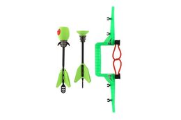 Luk 27cm + 2 šípy plast 2 barvy v krabici 29x13x7cm