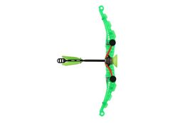 Luk 27cm + 2 šípy plast 2 barvy v krabici 29x13x7cm