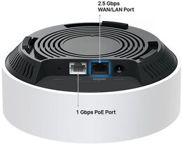 WiFi router TP-Link Deco X50-PoE(2-pack) WiFi 6, 1x 2,5GLAN, 1x GLan s PoE, 2,4/ 5GHz AX3000