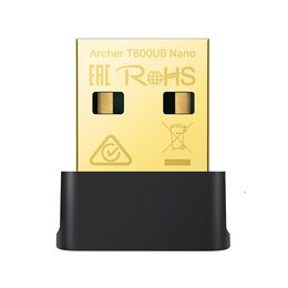 USB klient TP-Link Archer T600UB Nano AC 600 adaptér, 2,4/5GHz, Bluetooth 4.2, USB 2.0