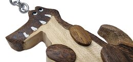 2Kids Toys Dřevěná klíčenka velká Krokodýl