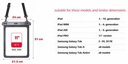 SWISSTEN vodotěsné pouzdro pro tablet 11" IP68 černá