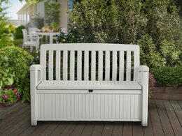 Zahradní lavice Keter Patio Bench bílá