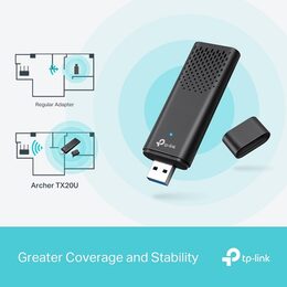 USB klient TP-Link Archer TX20U AC 1800 adaptér, 2,4/5GHz, USB 3.0