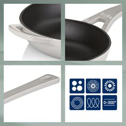 KELA Pánev litinová CALIDO 28 cm šedá KL-12613
