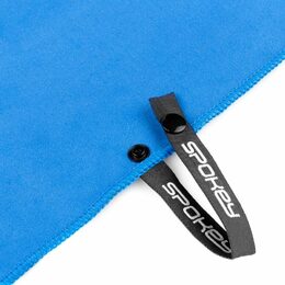 Spokey SIROCCO L Rychleschnoucí ručník 50x120 cm, modrý s odnímatelnou sponou