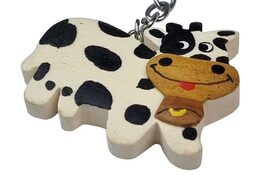 2Kids Toys Dřevěná klíčenka velká Kráva