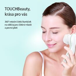 TOUCHBeauty 0759A Čistící kartáč na pleť 3v1 růžový