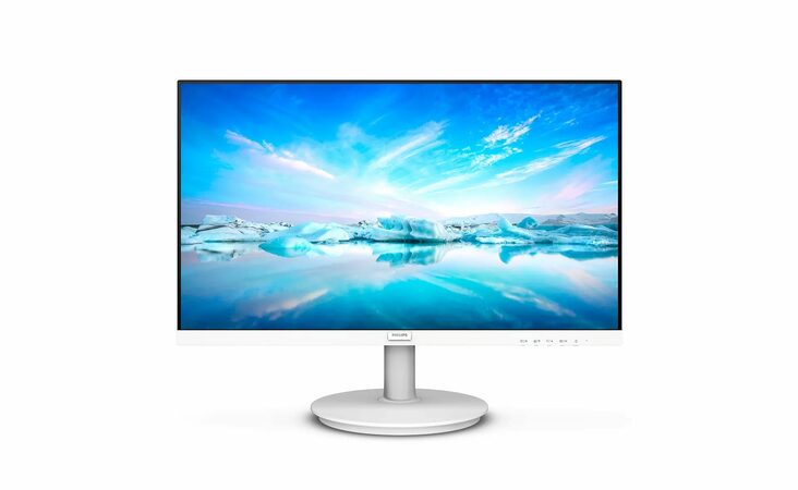 Philips LCD 241V8AW 23,8" IPS/1920x1080@75Hz/4ms/250cd/VGA/HDMI/Repro/VESA/Bílý