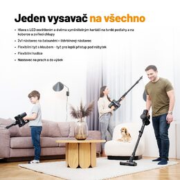 Lauben Stick Vacuum & Mop 3in1 Pet Deluxe 400BC