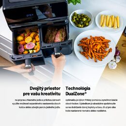 Lauben DualZone® Air Fryer 8000BC