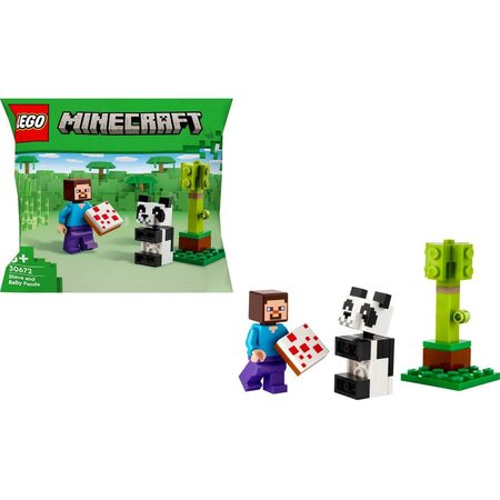 Steve a pandí mládě 30672 LEGO