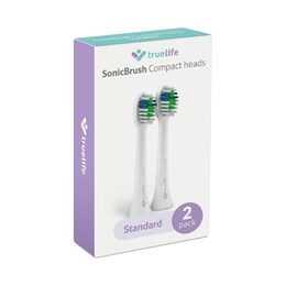 TrueLife SonicBrush Compact-series heads Standard white 2 pack