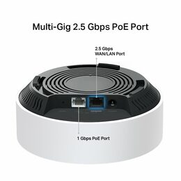 WiFi router TP-Link Deco X50-PoE(1-pack) WiFi 6, 1x 2,5GLAN, 1x GLan s PoE, 2,4/ 5GHz AX3000