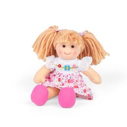 Bigjigs Toys Látková panenka Georgia - malá 25 cm
