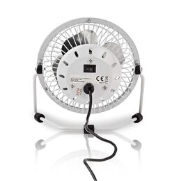 Ventilátor USB NEDIS FNDK1WT10 bílý 10 cm