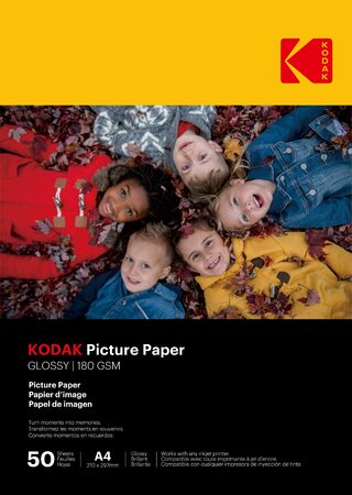 KODAK Photo High Gloss (180g/m2) A4 50 listů