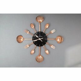 BERLINGERHAUS Kuchyňské nástěnné hodiny Black Rose Collection I BH-9480