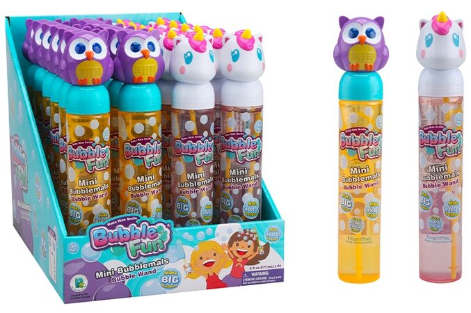 Bubble Fun Bublifuk se zvířecí hlavou Jednorožec a Sova 177 ml - více druhů