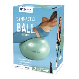 Spokey FITBALL Gymnastický míč, 75 cm, zelený