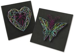 Lena String Art motýl a srdce