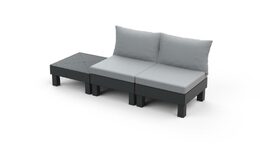 Zahradní nábytek Keter Elements balkónový modulární set grafitový