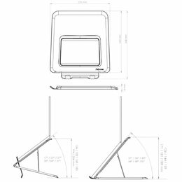 Stojan Fellowes BREYTA, pro notebook, 12 pozic, černý