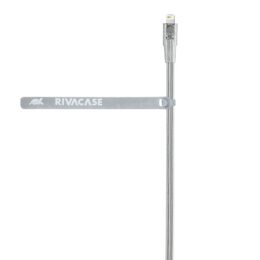 Riva 6001 TR1 Mfi Apple Lightning kabel 1,2m, transparentní