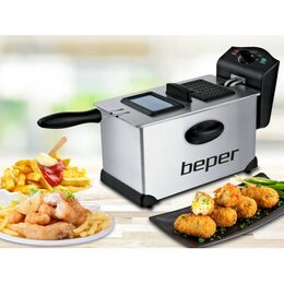 BEPER BC353 fritéza nerez 3,5l, 2000W