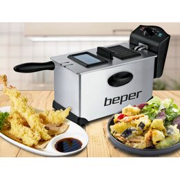 BEPER BC353 fritéza nerez 3,5l, 2000W