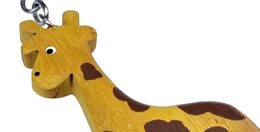 Dvěděti Dřevěná klíčenka velká Žirafa