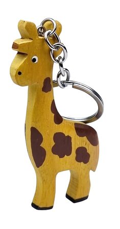 2Kids Toys Dřevěná klíčenka velká Žirafa