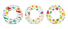 Intex 59241 Lively Print Kruh nafukovací prům. 61cm asst 3 druhy v sáčku 6-10 let