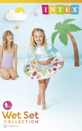 Intex 59241 Lively Print Kruh nafukovací prům. 61cm asst 3 druhy v sáčku 6-10 let