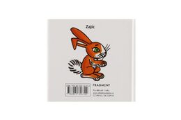 Knížka leporelo CZ text Zvířátka v přírodě 11x10cm 12m+