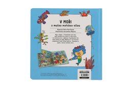 Knížka V moři s malou mořskou vílou CZ text 23x23cm