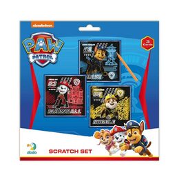 Škrabací obrázek 3ks barevný Tlapková patrola/Paw Patrol 20x20cm
