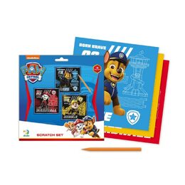 Škrabací obrázek 3ks barevný Tlapková patrola/Paw Patrol 20x20cm