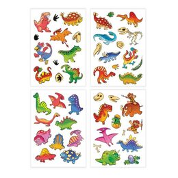 Tetování Dinosaurus/Dinosauři 10,5x15cm 4 listy v sáčku