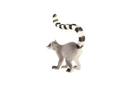 Lemur kata zooted plast 7cm v sáčku, šedý