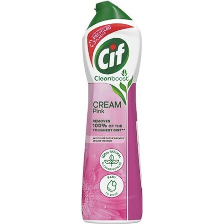 Cif Cream Pink Flower tekutý písek 500 ml